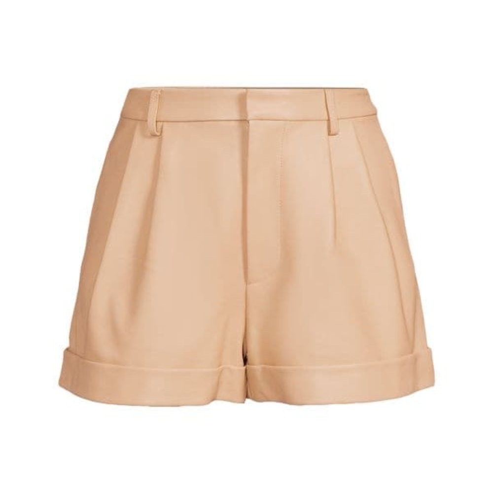 Alice + Olivia Conry Leather Shorts